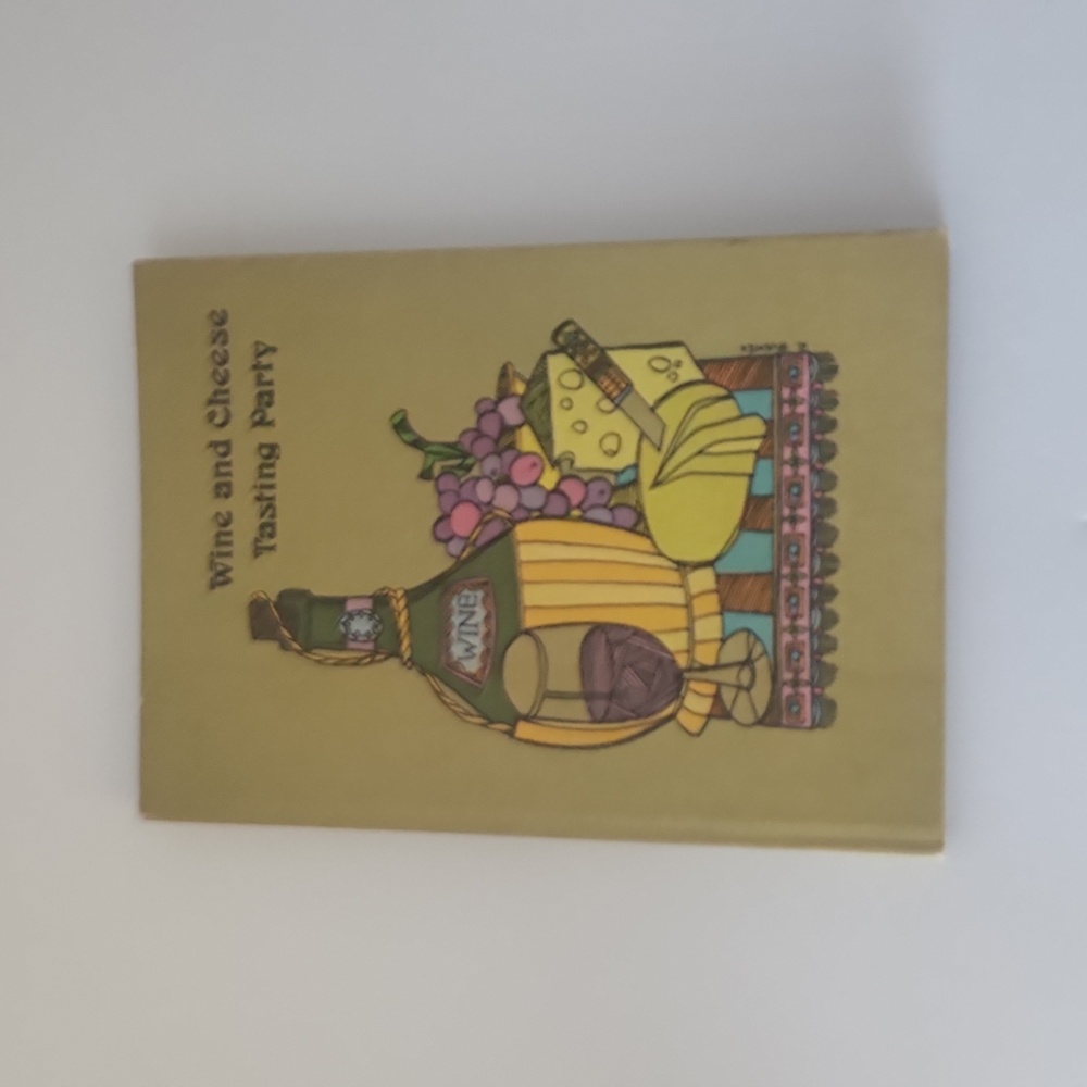 Vintage 1971 Buzza book Wine and Cheese Tasting Party